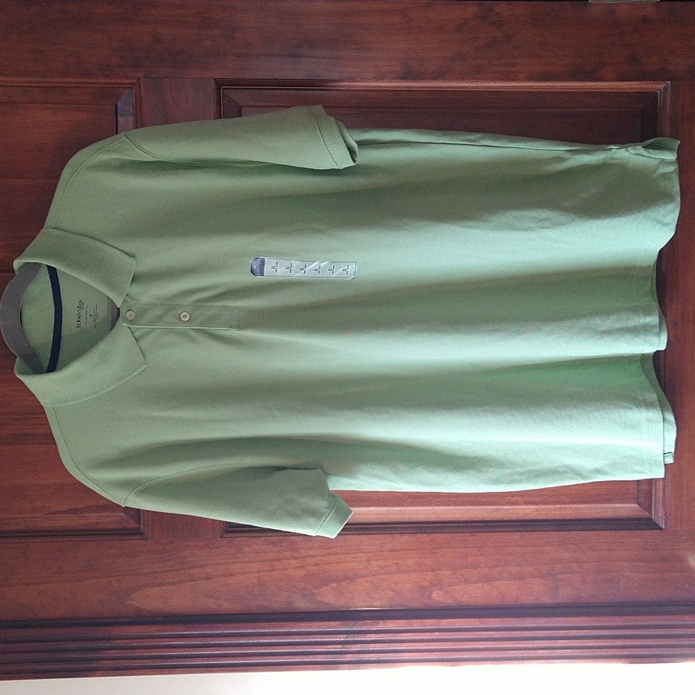 St. John's Bay Green Polo Relaxed Fit Cotton